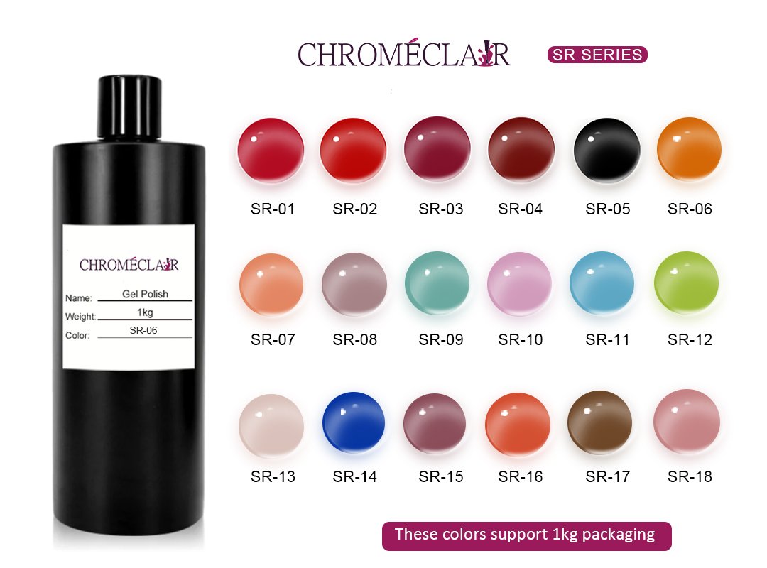 CHROMÉCLAIR HEMA Free And TPO Free Gel Polish 1KG Package