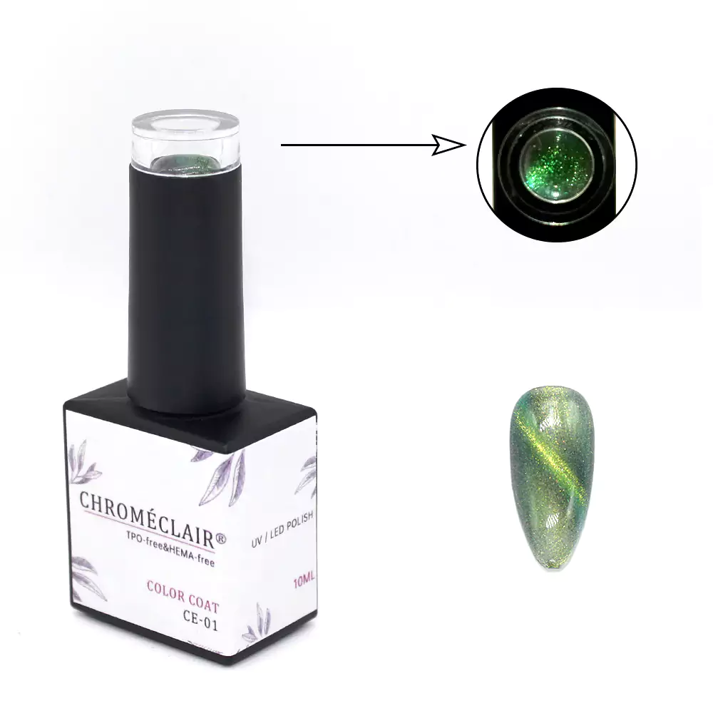 Hema-Free Tpo-Free Cat Eye Gel Polish CE01 10ml CHROMÉCLAIR