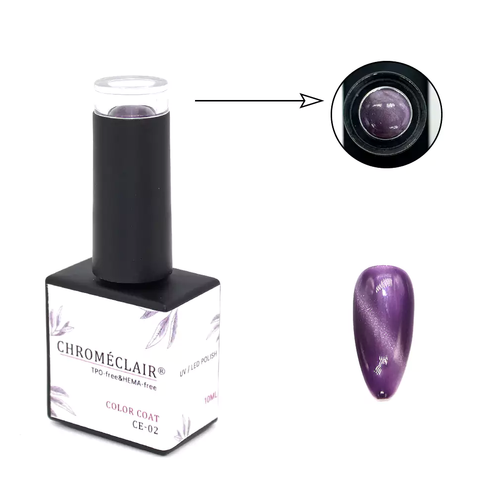 Hema-Free Tpo-Free Cat Eye Gel Polish CE02 10ml CHROMÉCLAIR