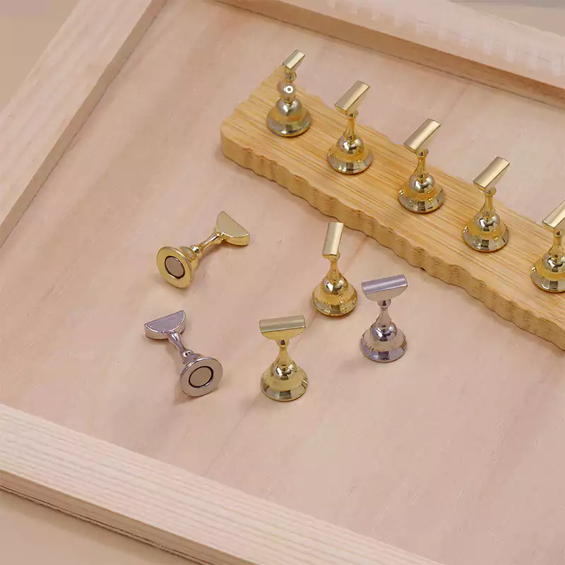 Wooden Nail Tip Display Stand