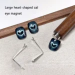 Exquisite Nail Art Tools, Heart-shaped Cat Eye Y-shaped Magnetic Guide Assistant